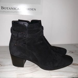 Saint Laurent Suede Jodhpur Booties